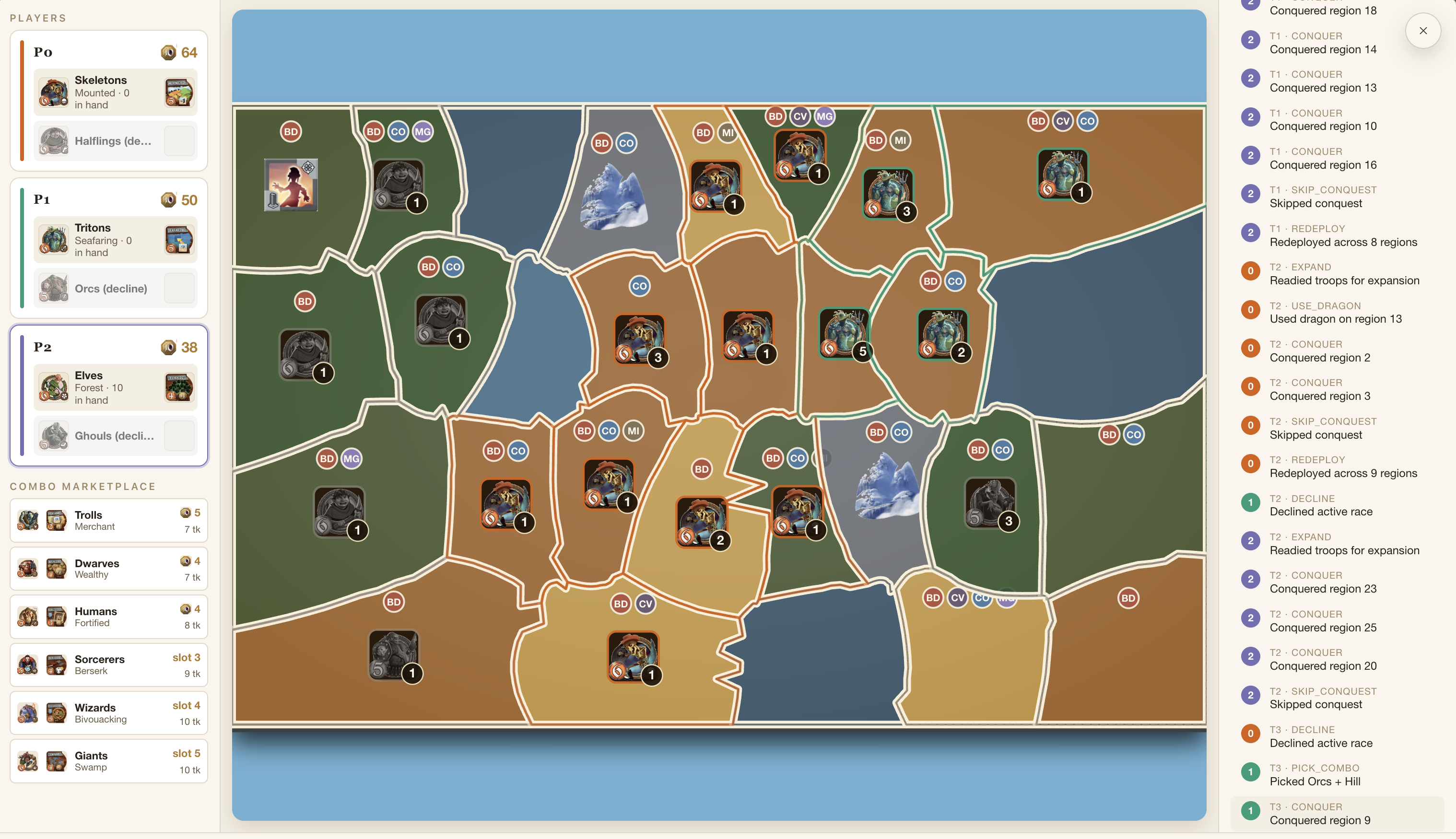 Small World agent game replay